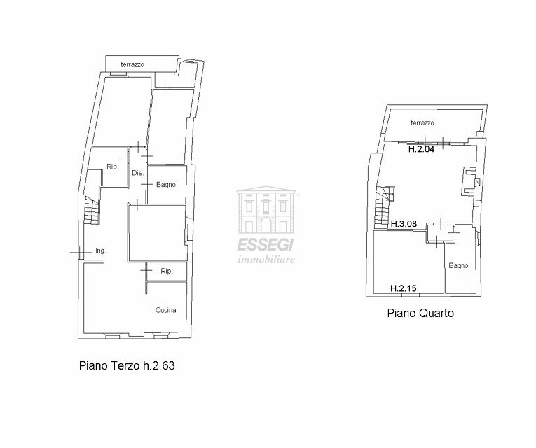 IA04025 planimetrie.jpg - Appartamento Via della Zecca, Lucca - planimetria 1
