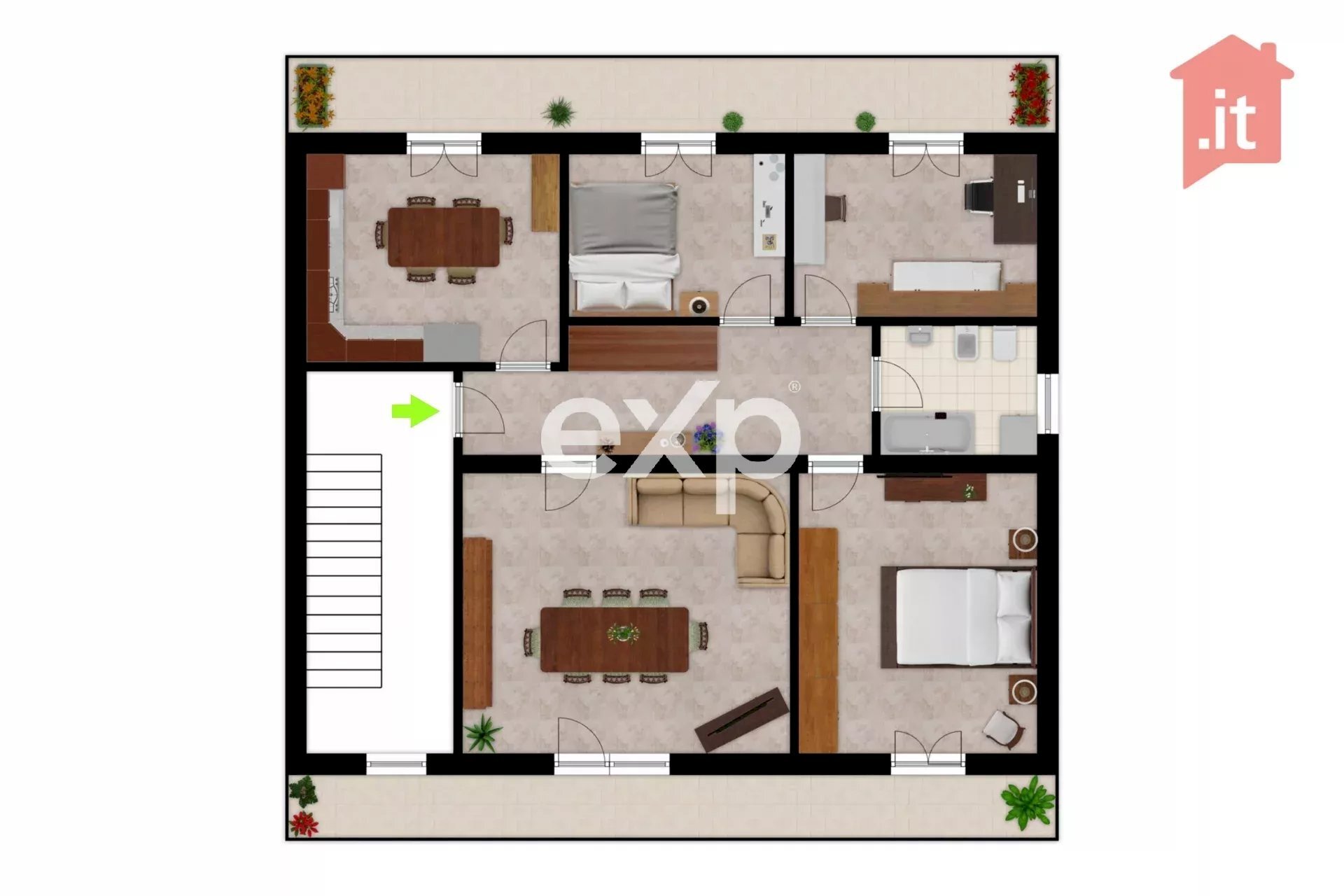 Four-room apartment Vasto - photo 2