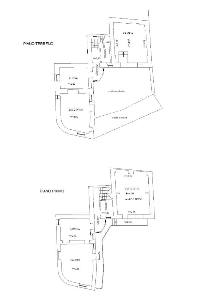 Casa semi indipendente Frazione Piletta, Magnano - planimetria 1