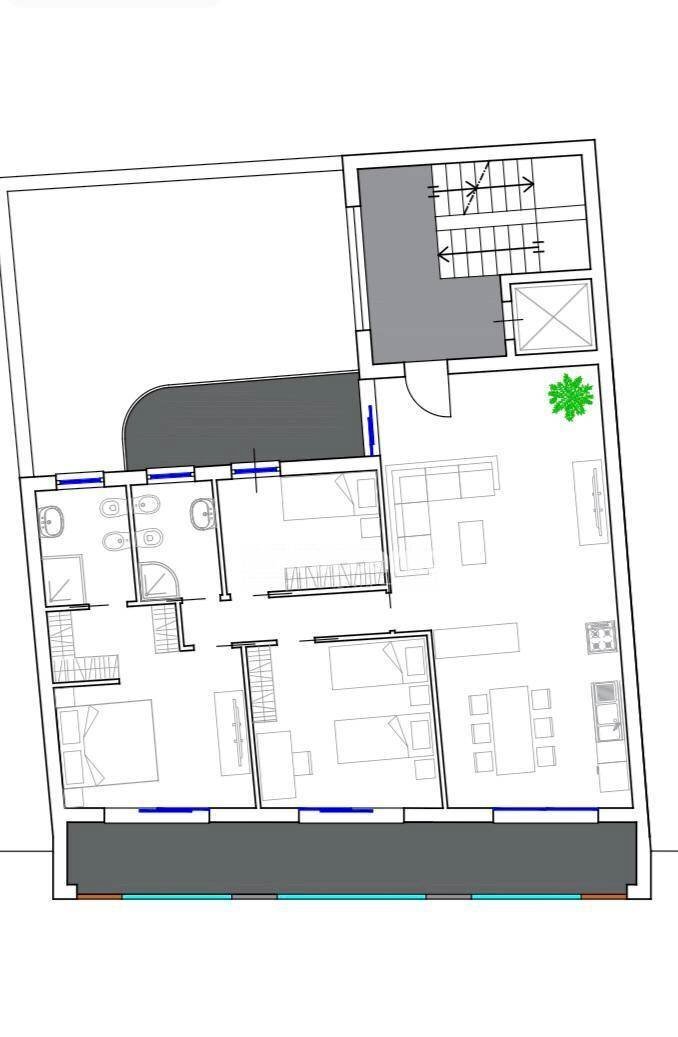 Foto 7 - Quadrilocale Via Menza
 
13, Catania - planimetria 1