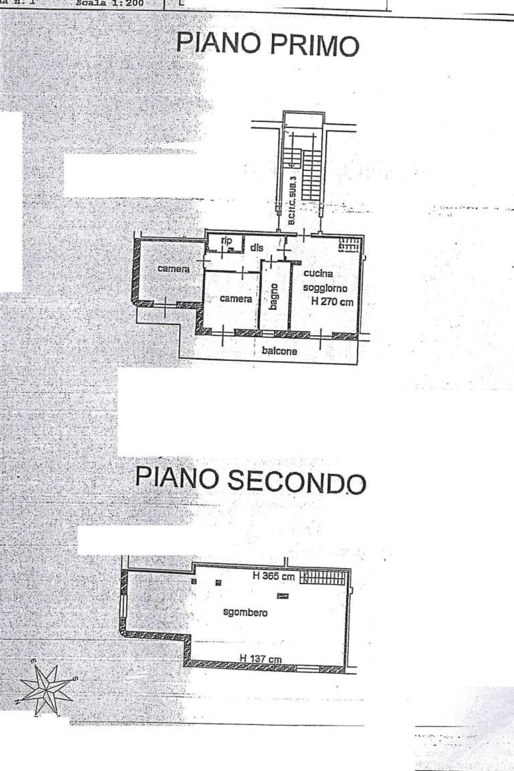 Four-room apartment via Racconigi, 48, Casalgrasso - floor plans 1