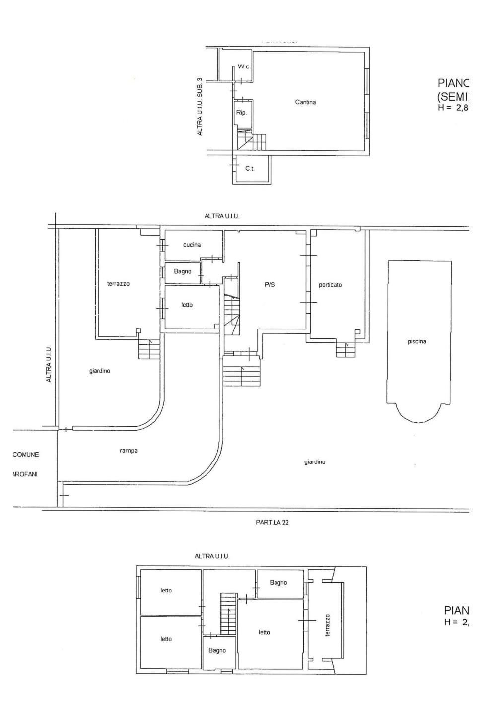 Villa via dei Garofani, 4, Anzio - planimetria 1