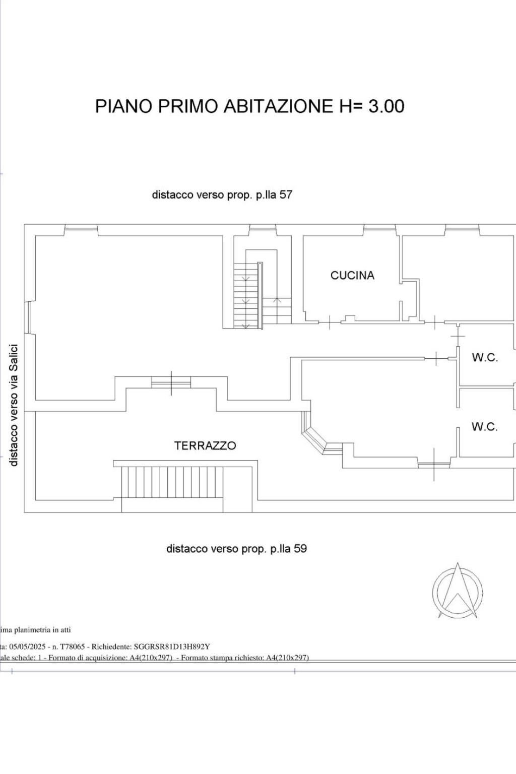 Villa vicolo Roma, 1, Anzio - planimetria 1