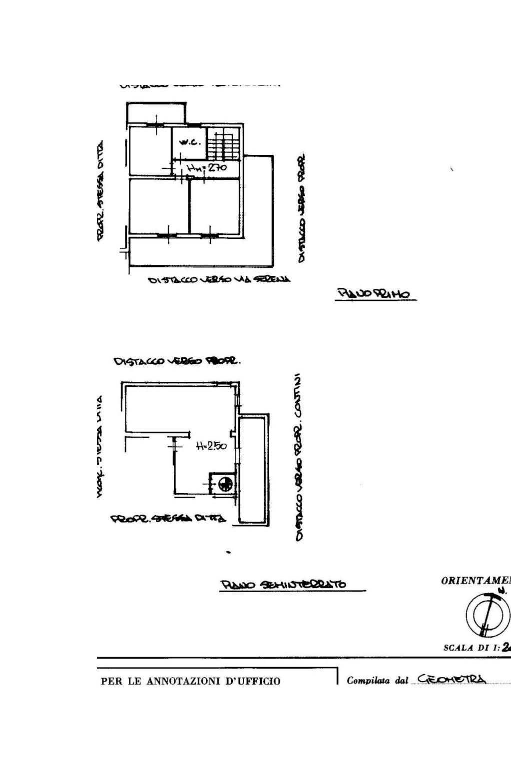 Villa via Serena, 21B, Anzio - planimetria 1