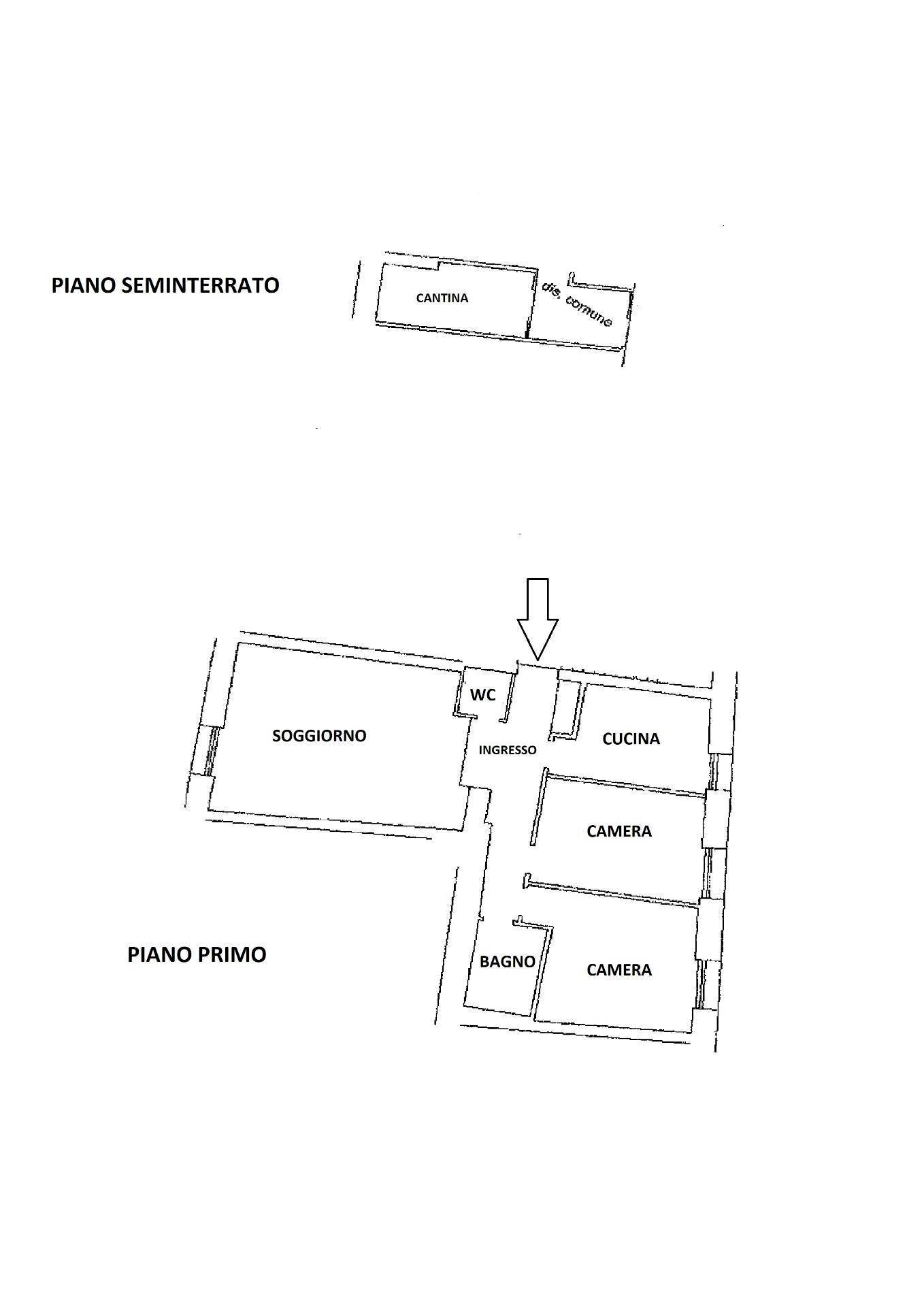 Foto 29 - Quadrilocale Vicolo delle Murelle, Spoleto - planimetria 1