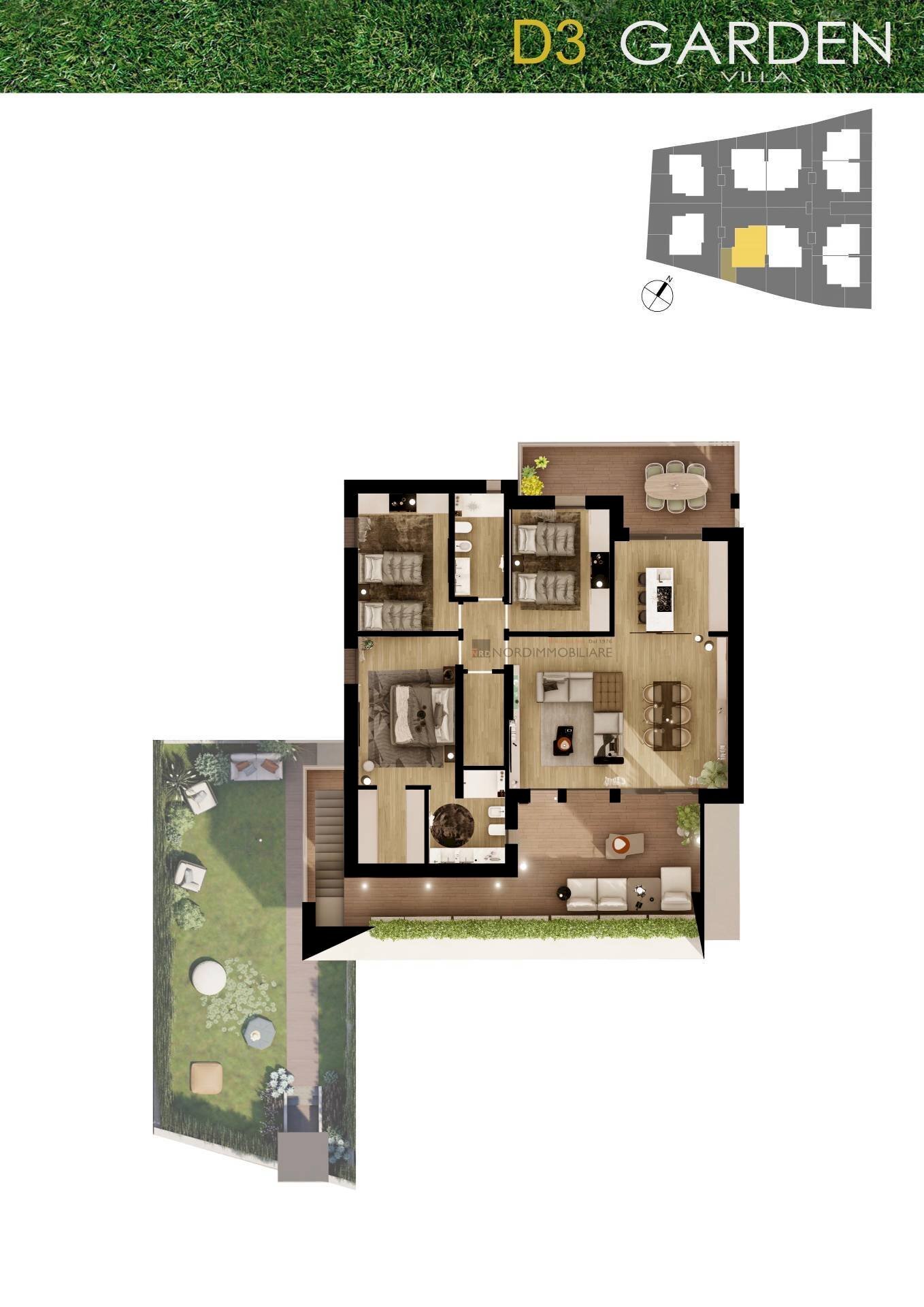 Foto 32 - Four-room apartment VIA MARINI, Brescia - floor plans 1