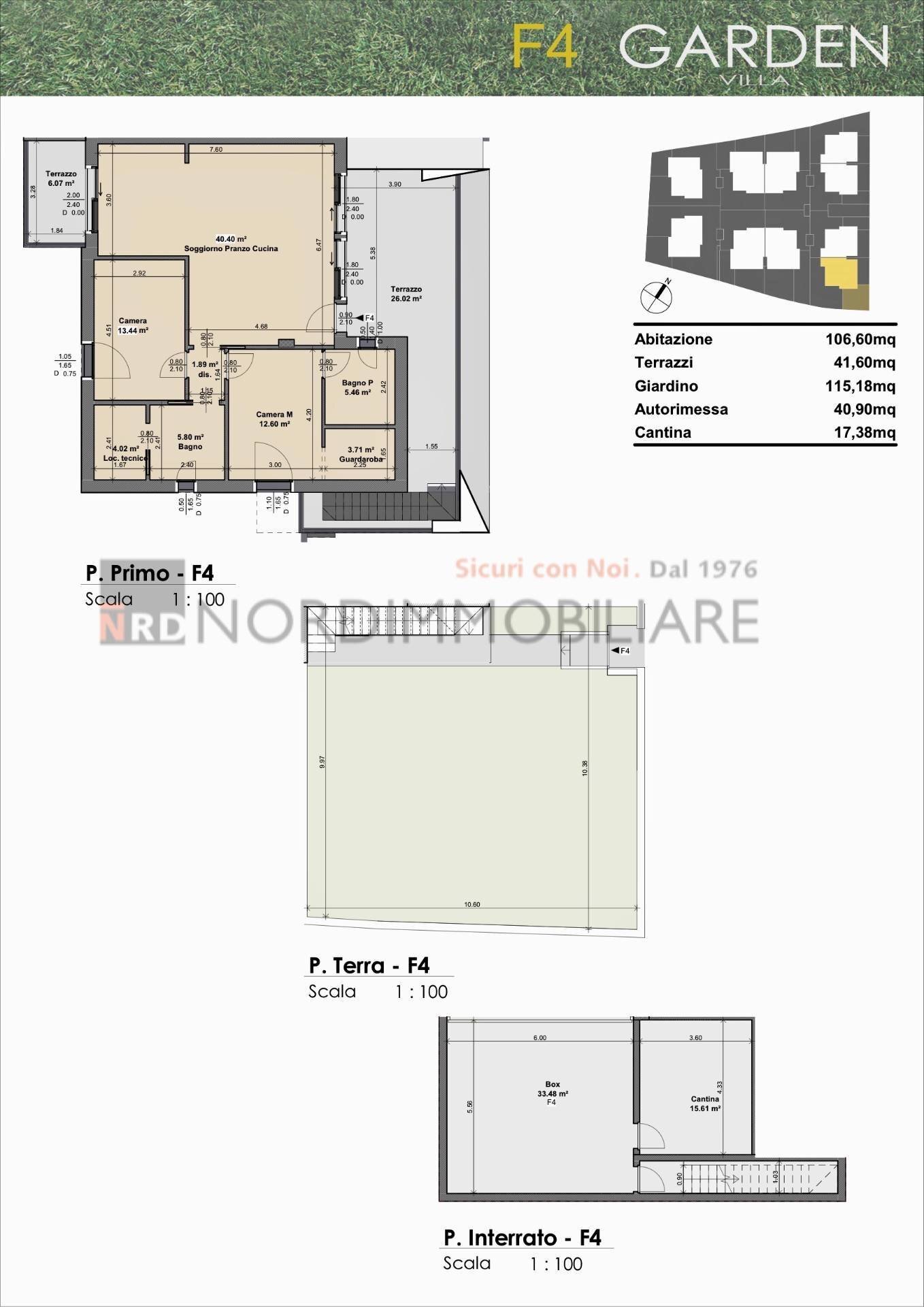 Foto 36 - Three-room apartment VIA MOLINO PRATI, Botticino - floor plans 1