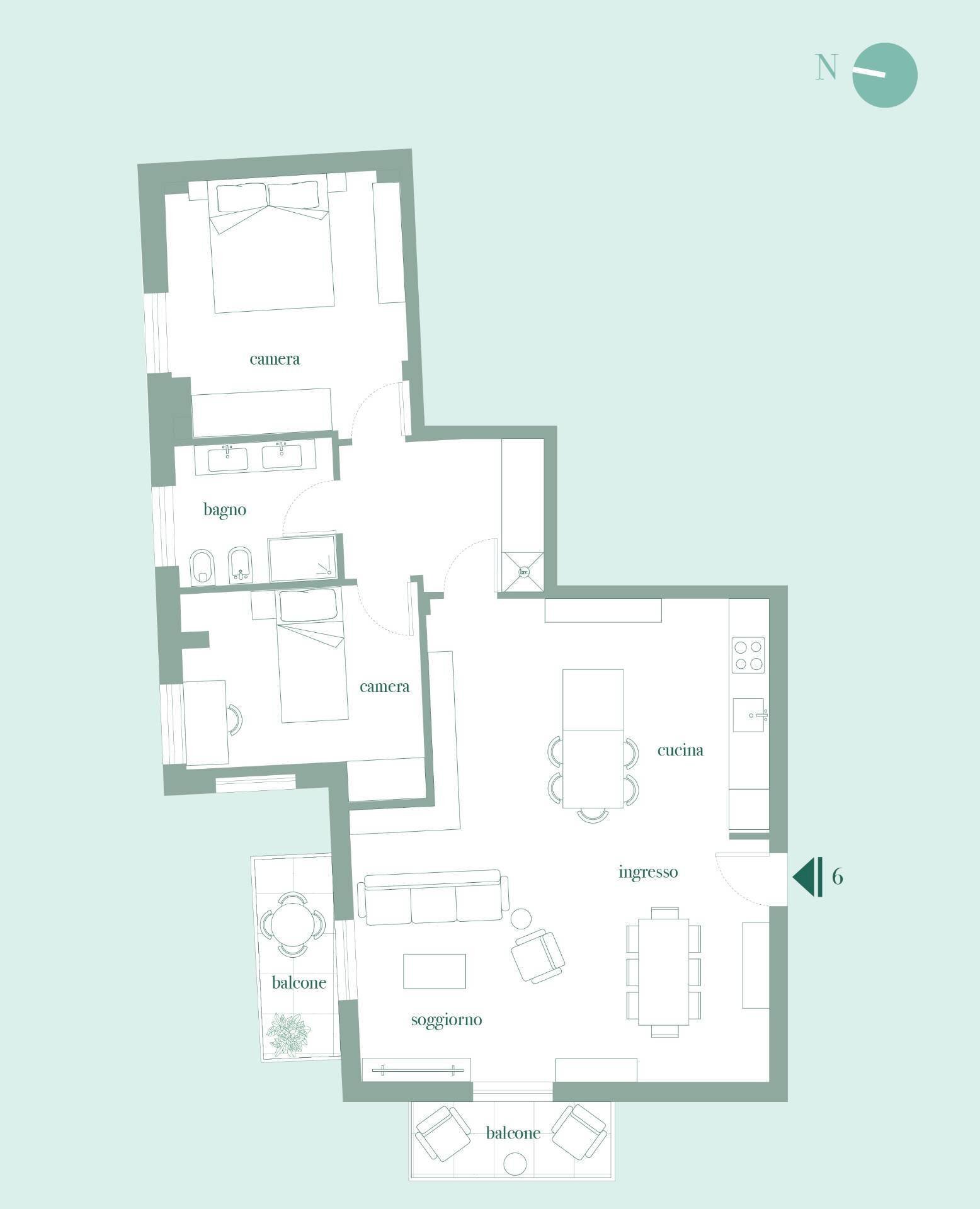 Foto 3 - Trilocale Bordighera, Bordighera - foto 3