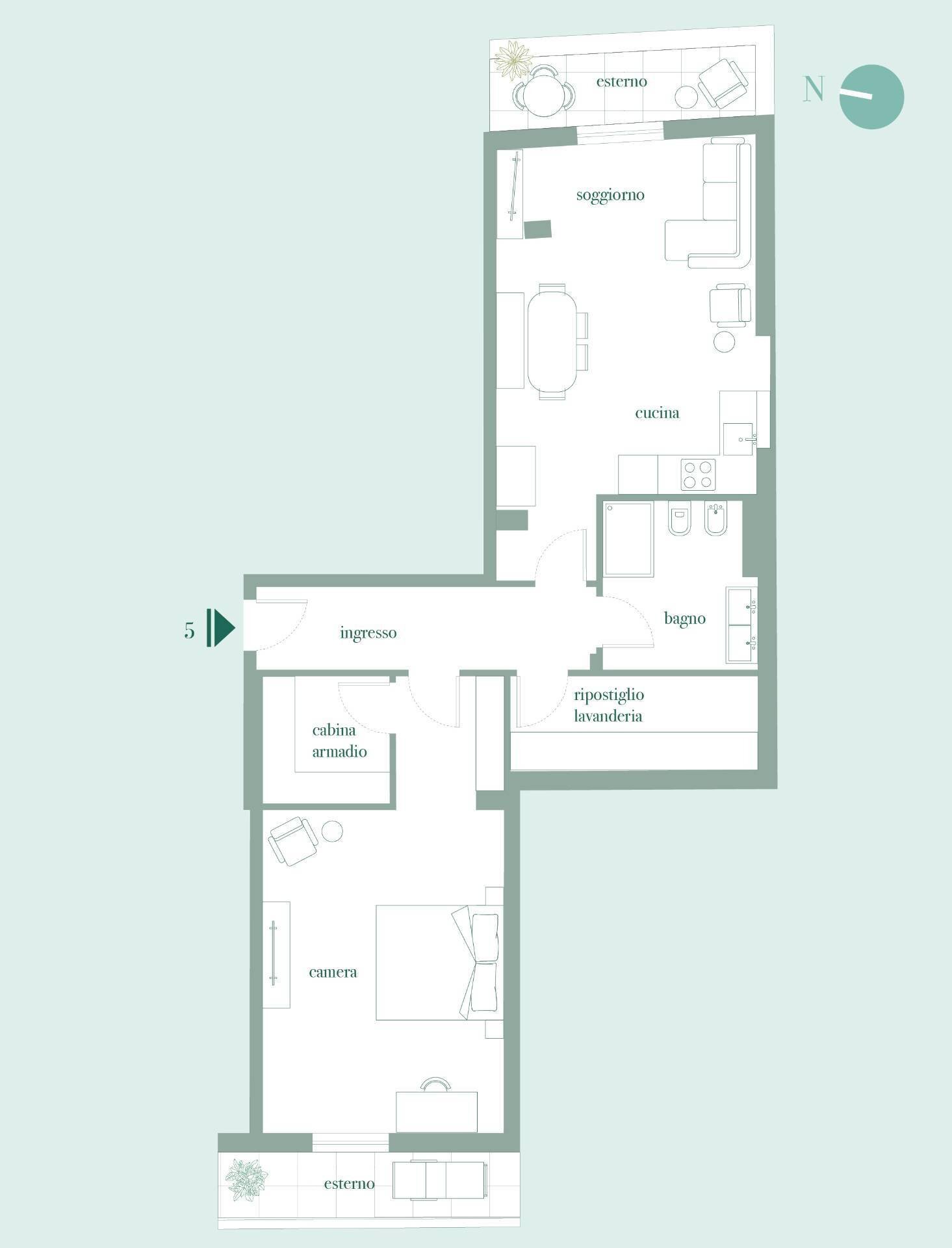 Foto 3 - Two-room apartment Bordighera, Bordighera - photo 3