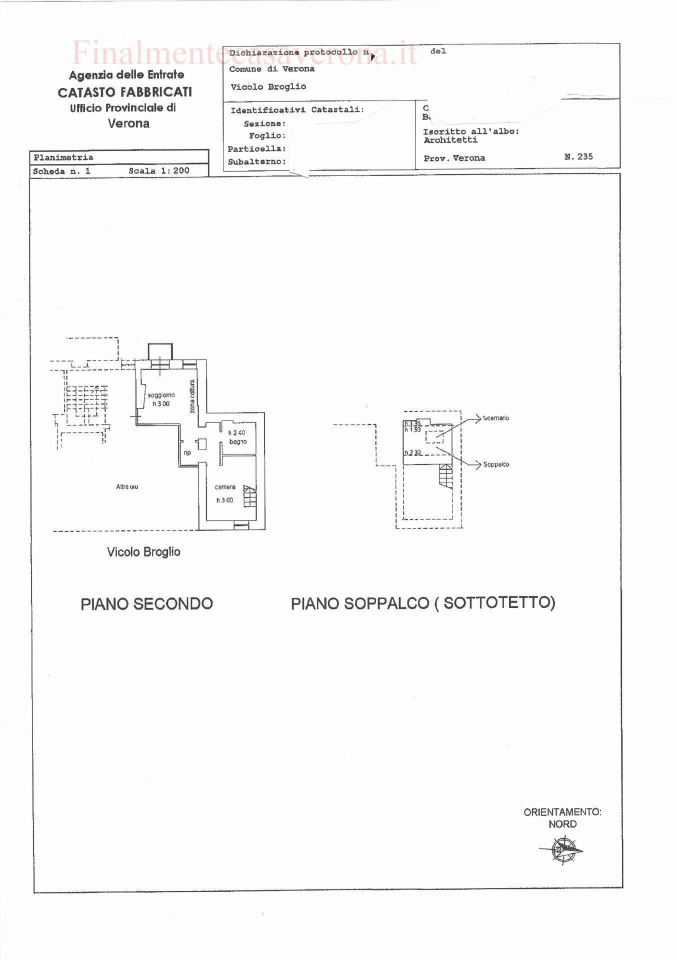 Foto 27 - Two-room apartment Piazza San Zeno, Verona - floor plans 1