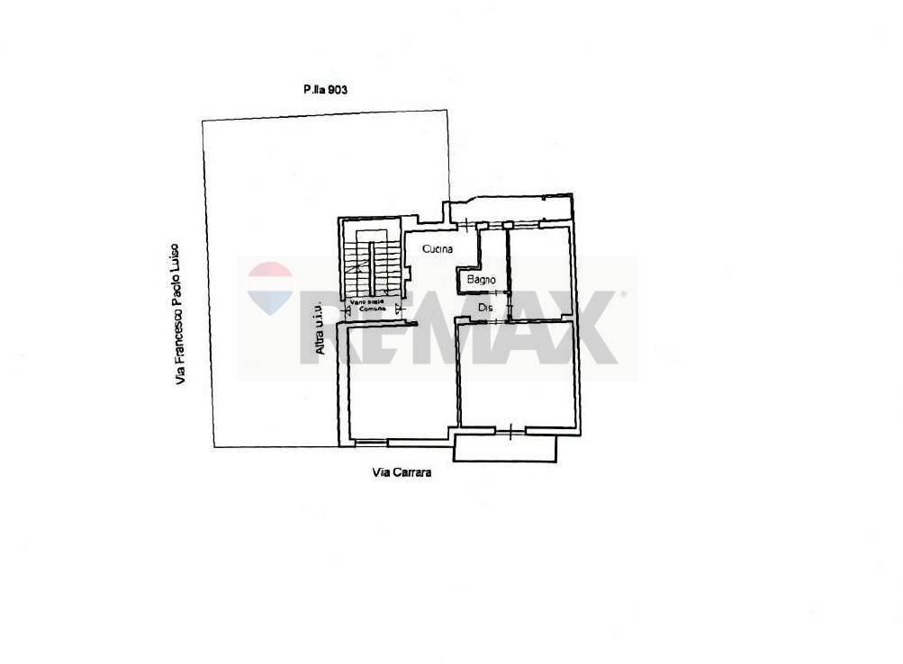 Pianta 2D - Three-room apartment Via Carrara
 
29, Bitonto - floor plans 1