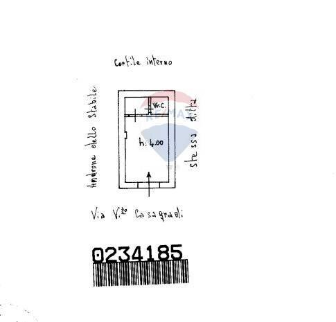 Pianta 2D - Commercial Premises Via Vincenzo Casagrandi
 
22A/B, Catania - floor plans 1