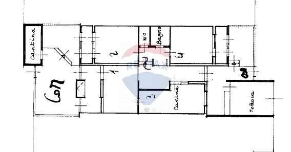 Pianta 2D - Semi-detached house Via Pietro Gori
 
9, Cavriglia - floor plans 1