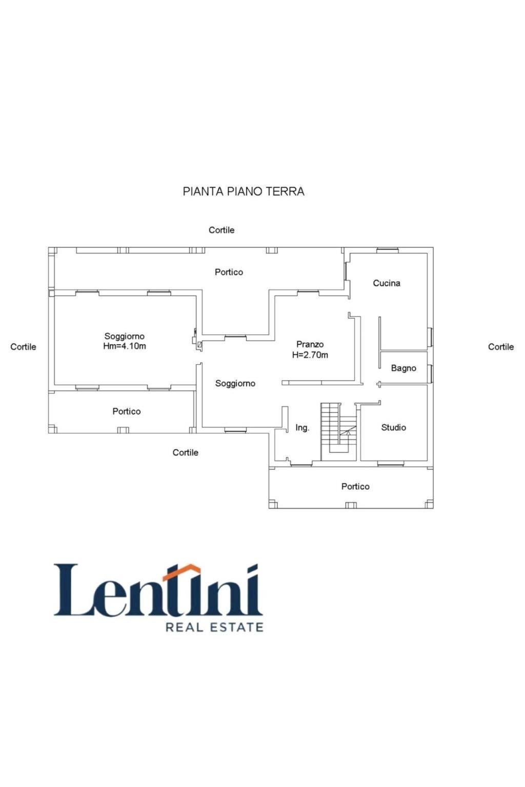 Villa via Nuova, Coniolo - floor plans 1