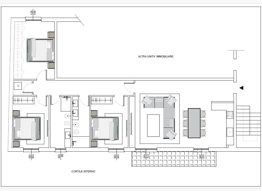 Foto 33 - Four-room apartment via vicolo valverde, Piacenza - floor plans 1