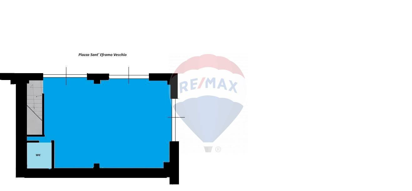 Pianta 2D - Commercial Activity Piazza Sant'Eframo Vecchio
 
16-17-18, Napoli - floor plans 1