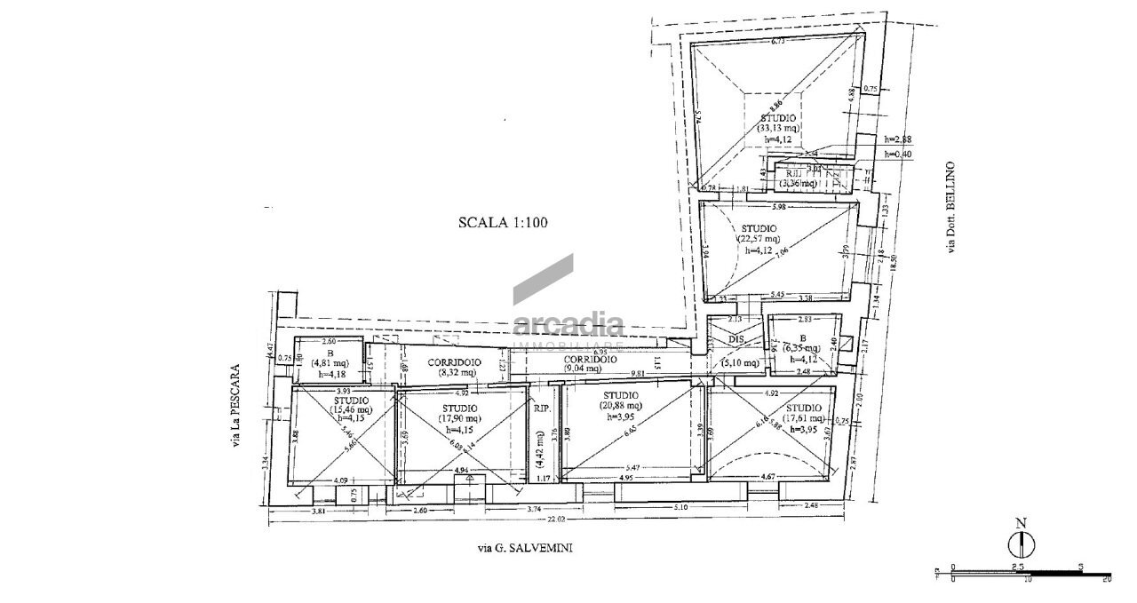 planimetria - Locale Commerciale Via Bellino 4, Bitritto - planimetria 1