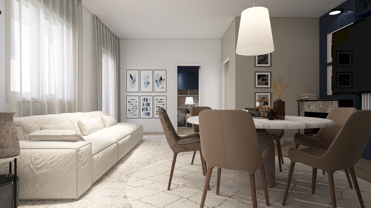 zona giorno - Villa a Schiera Via Savena Vecchia 268, Baricella - foto 2