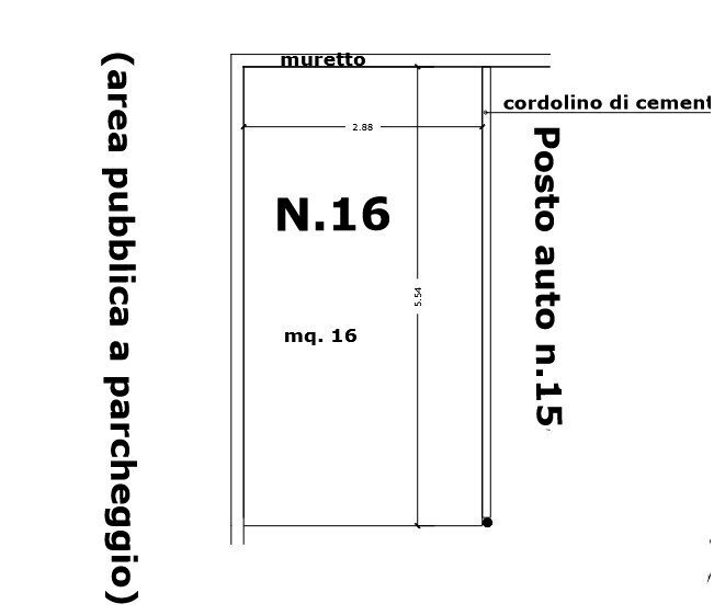 1.jpg - Posto Auto all'asta Via alla Basilica dei Fieschi 2/A, Cogorno - planimetria 1