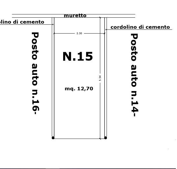 1.jpg - Posto Auto all'asta Via alla Basilica dei Fieschi 2/A, Cogorno - planimetria 1