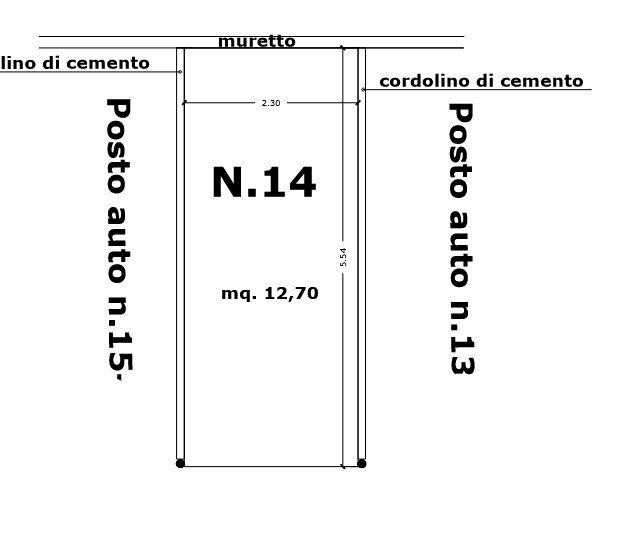 2.jpg - Posto Auto all'asta Via alla Basilica dei Fieschi 2/A, Cogorno - planimetria 1