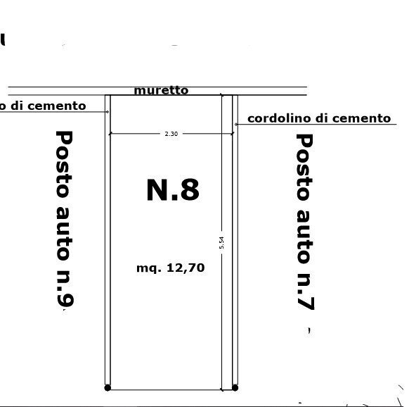 1.jpg - Posto Auto all'asta Via alla Basilica dei Fieschi 2/A, Cogorno - planimetria 1