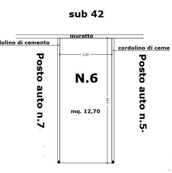 1.jpg - Posto Auto all'asta Via alla Basilica dei Fieschi 2/A, Cogorno - planimetria 1