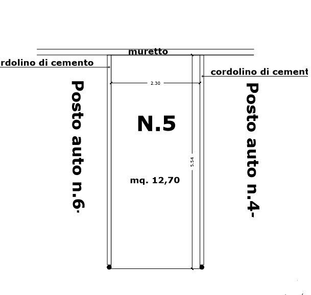 1.jpg - Parking space at auction Via alla Basilica dei Fieschi 2/A, Cogorno - floor plans 1