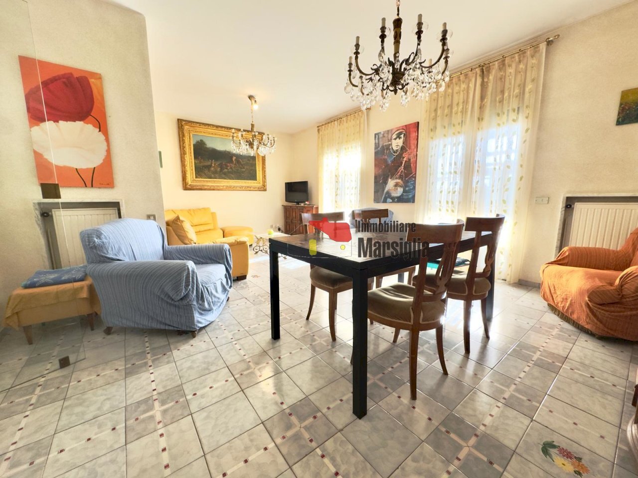 SALA - Four-room apartment Via Legnano 8, Sanremo - photo 2