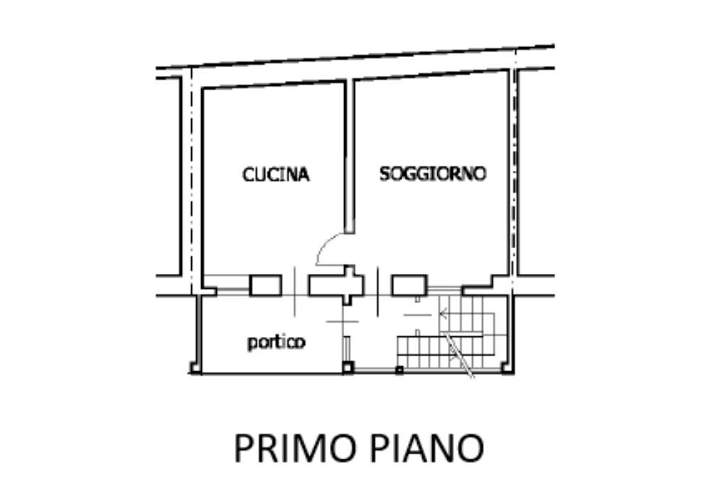 Casa semi indipendente Via Ricca, Bollengo - planimetria 1