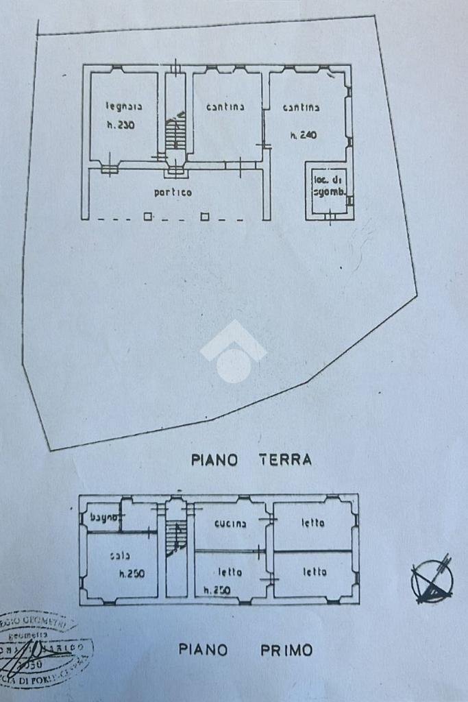 Casa indipendente Via Nuvoleto, Mercato Saraceno - planimetria 1
