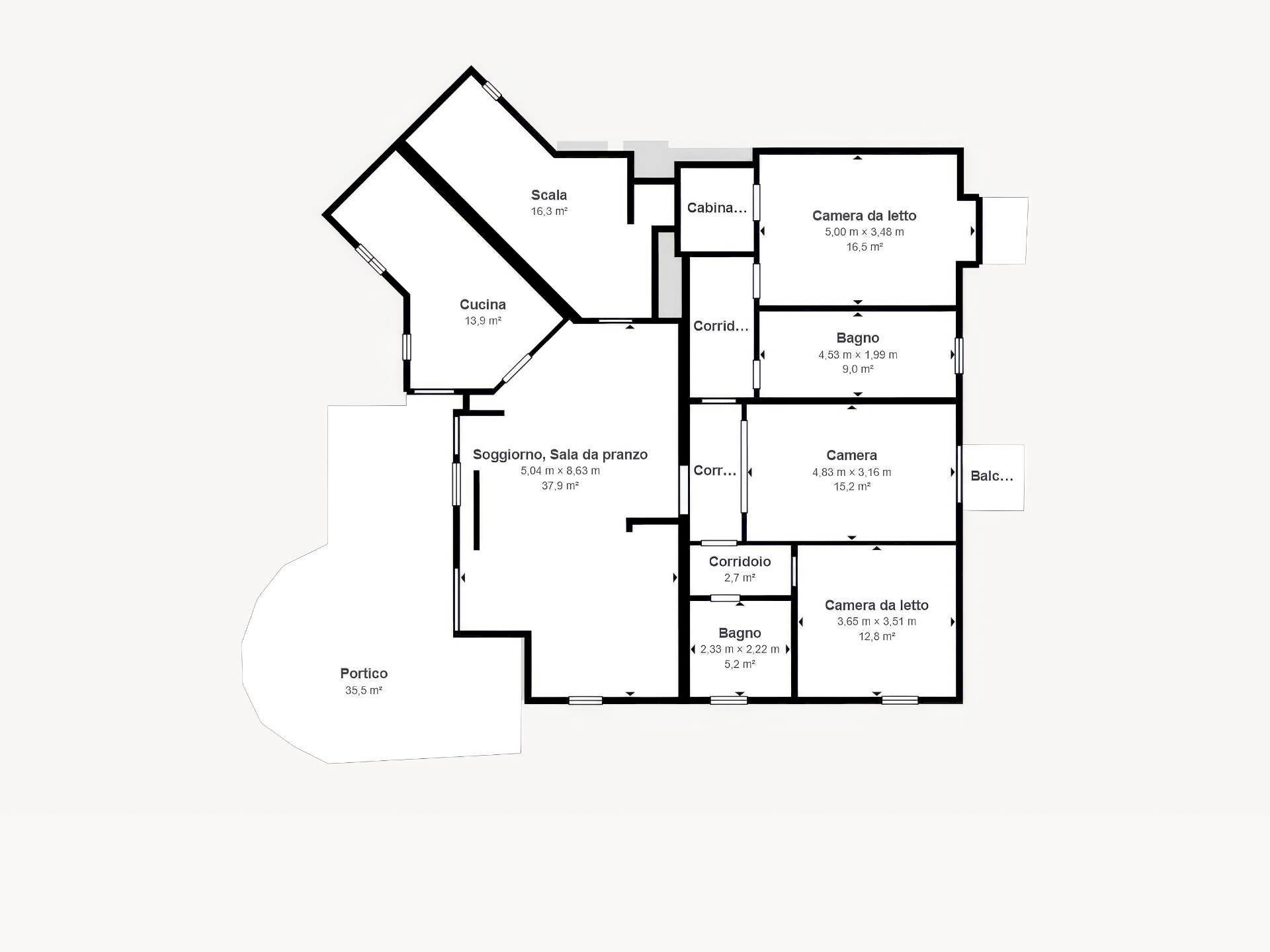 Foto 50 - Villa Via San Pietro, Sumirago - floor plans 1