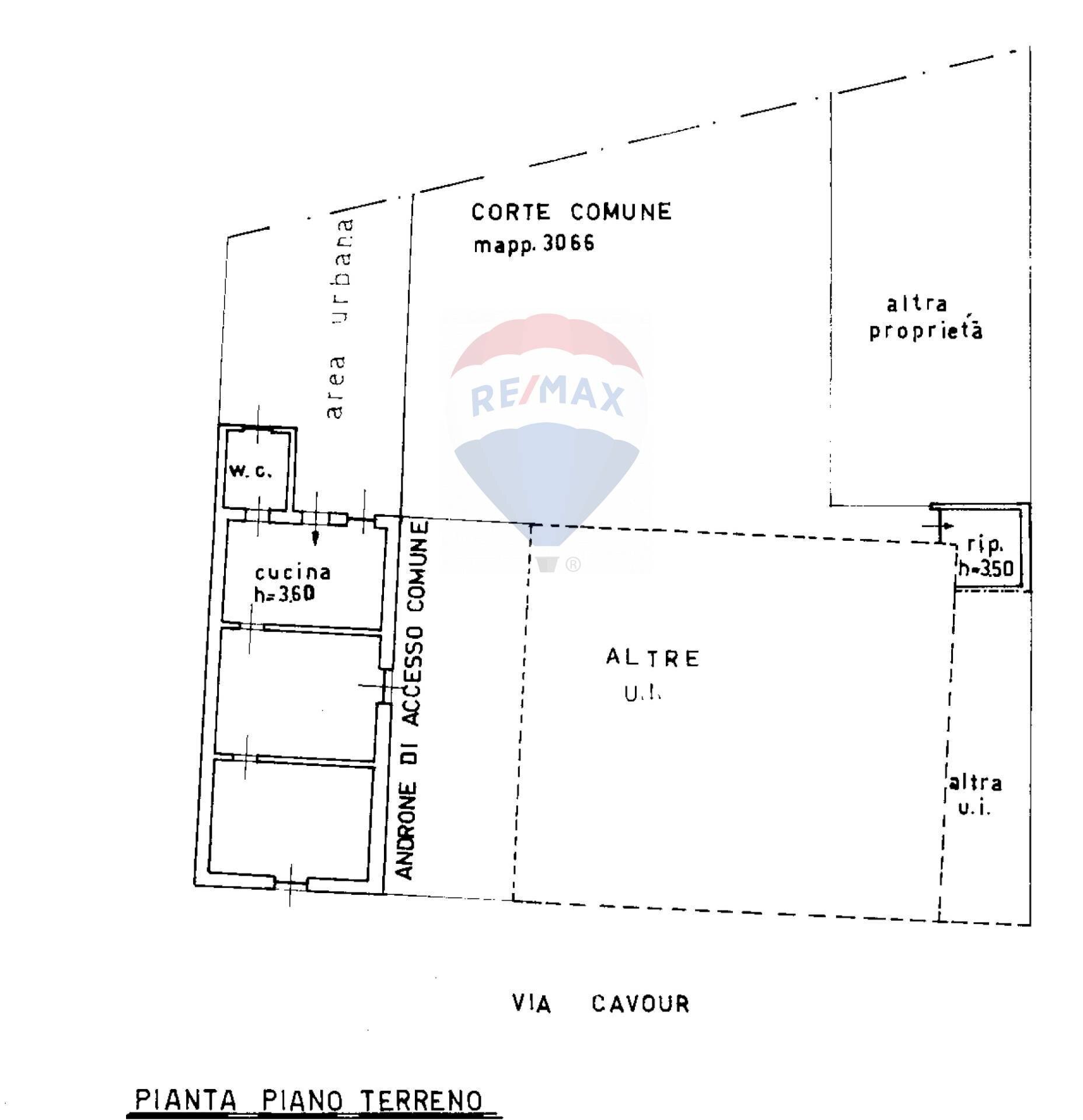 Pianta 2D - Bilocale via cavour
 
44, Arcisate - planimetria 1