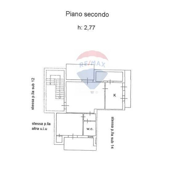 Pianta 2D - Bilocale Via duca degli abruzzi
 
46, San Giovanni la Punta - planimetria 1