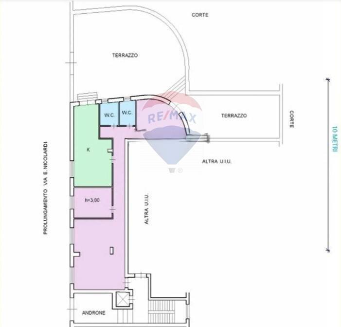 Pianta 2D - Appartamento Via Edoardo Nicolardi
 
145, Napoli - planimetria 1