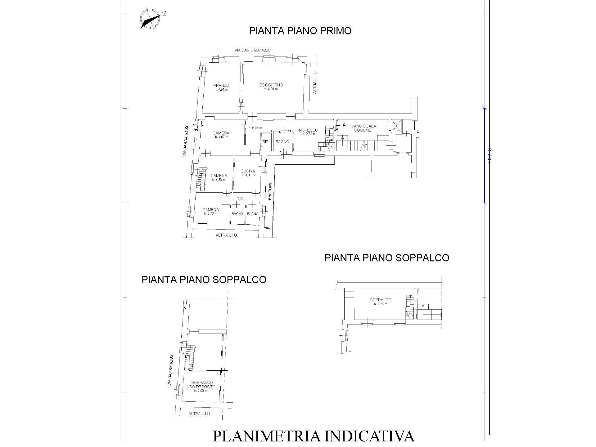 Foto 30 - Appartamento Via San Dalmazzo, Torino - planimetria 1