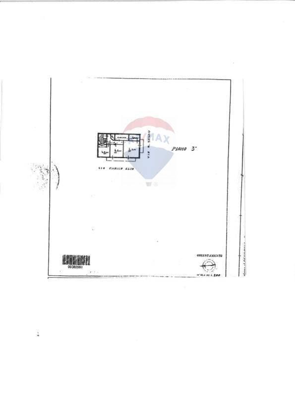 Pianta 2D - Four-room apartment via Enrico Elia
 
48, Ragusa - floor plans 1