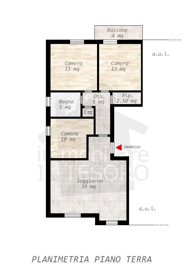 Quadrilocale via Galileo Galilei, Novafeltria - planimetria 1