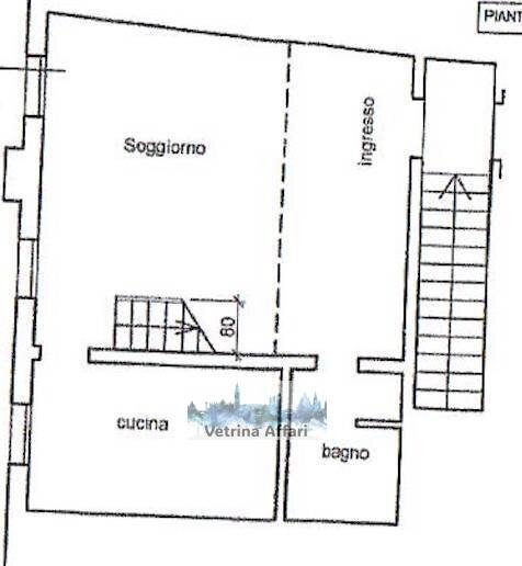 Foto 28 - Quadrilocale Campo   Madonna Dell'orto, Venezia - planimetria 1