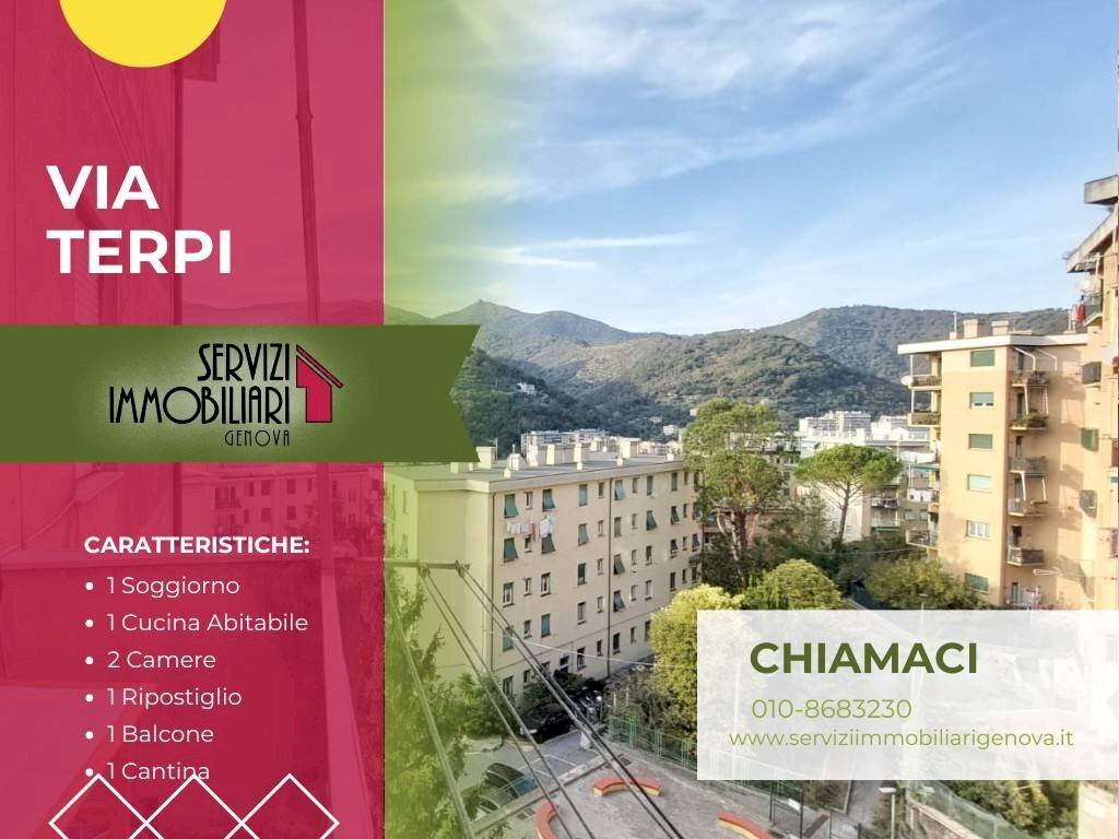 Vista - Three-room apartment via Terpi, Genova (neighborhood Molassana) - photo 1