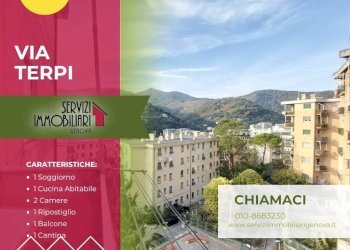 Vista - Trilocale via Terpi, Genova (zona Molassana) - foto 1