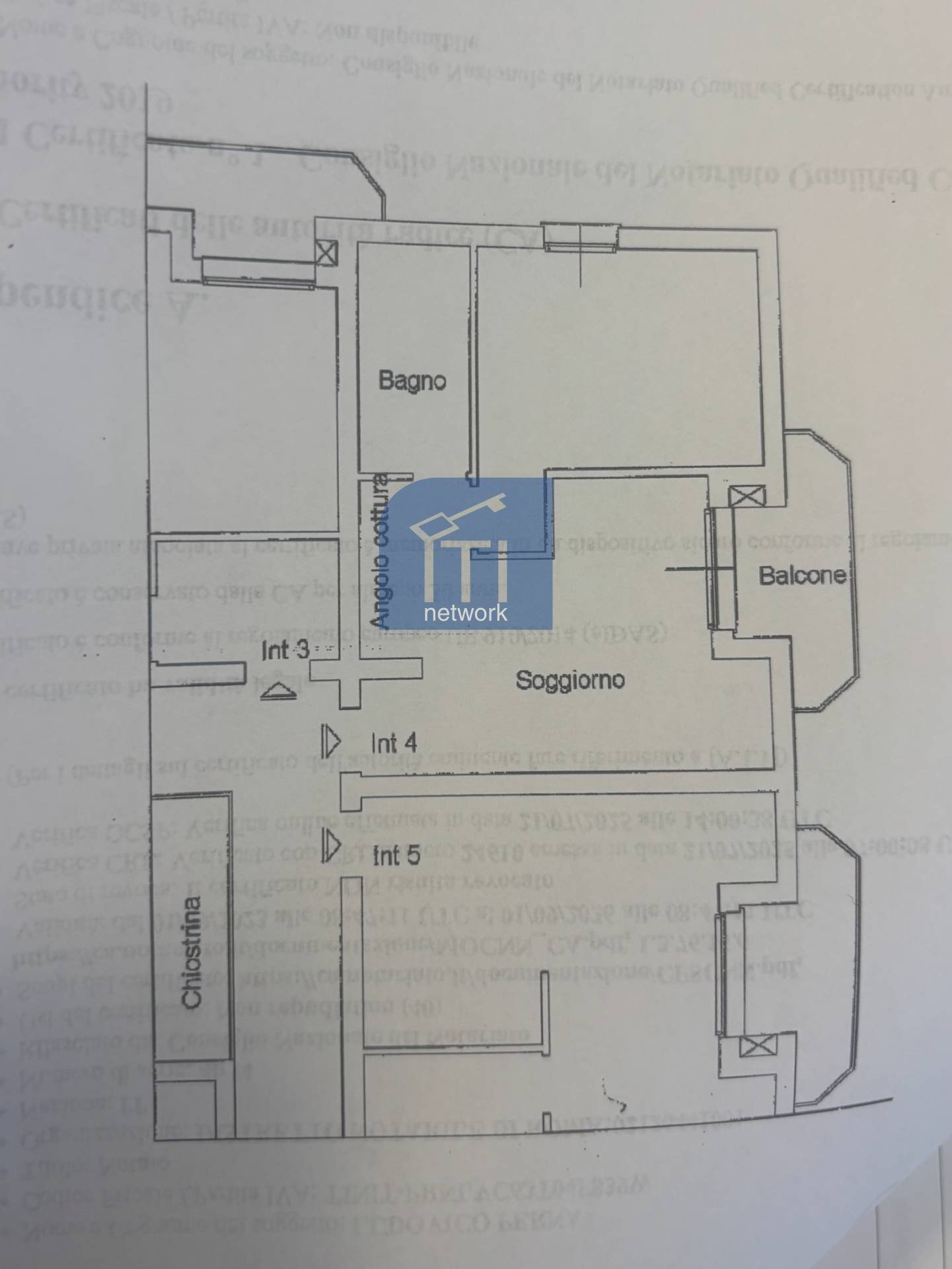 planimetria - Bilocale Via Fratelli Bandiera, Pomezia - planimetria 1