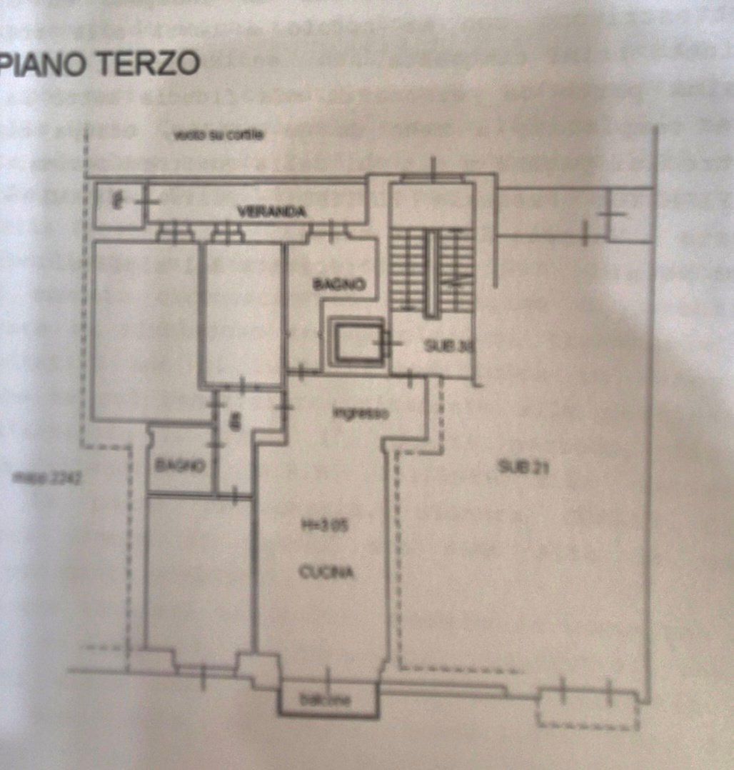 Quadrilocale corso Giovanni Giolitti, Cuneo (zona Centro) - planimetria 1