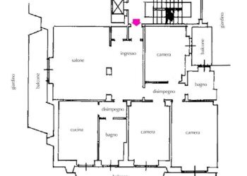 Planimetria - Apartment strada Lanzo, 160e, Torino - photo 41