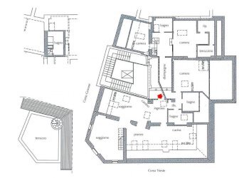 Planimetria - Appartamento corso Generale Giuseppe Govone, 7, Torino (zona Crocetta) - foto 46