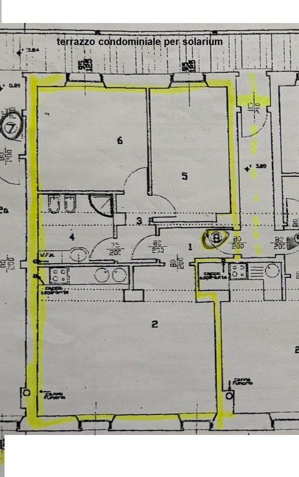Trilocale San Vito di Cadore - planimetria 1