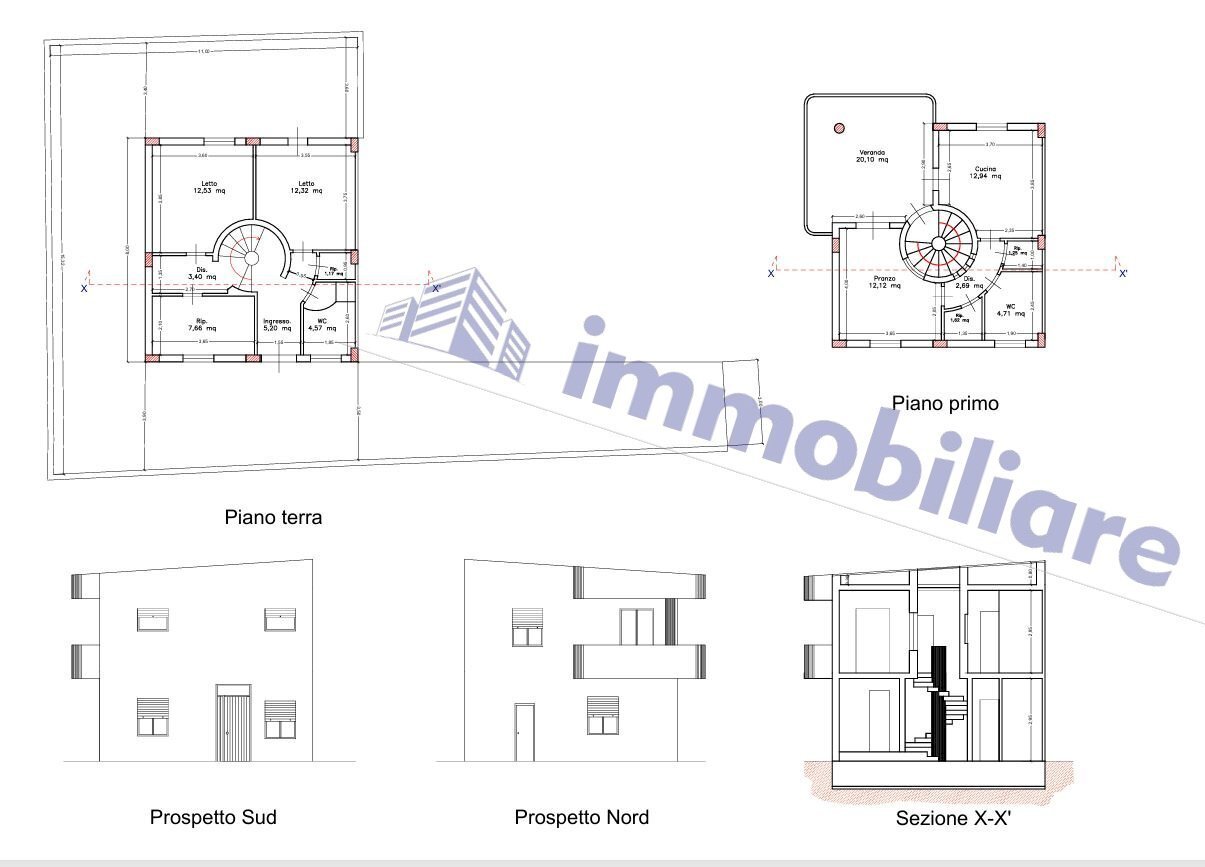 Casa indipendente via Ponte dei Ricchi, 8, Alcamo - planimetria 1