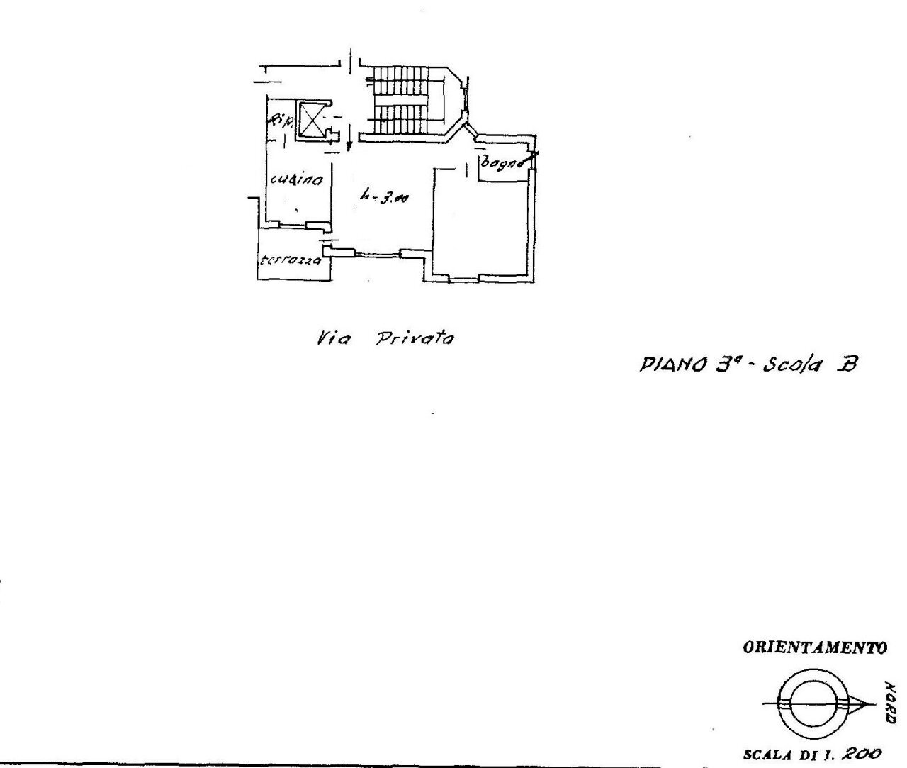 Planimetria.jpg - Three-room apartment Via Giuseppe Campani, Firenze (neighborhood Santa Maria Novella) - floor plans 1