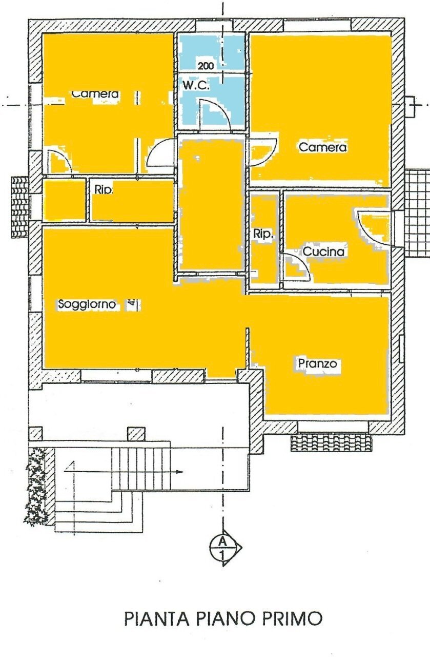 piano primo_0001.jpg - Villa Viale Alcide De Gasperi 37, Lucca - planimetria 1