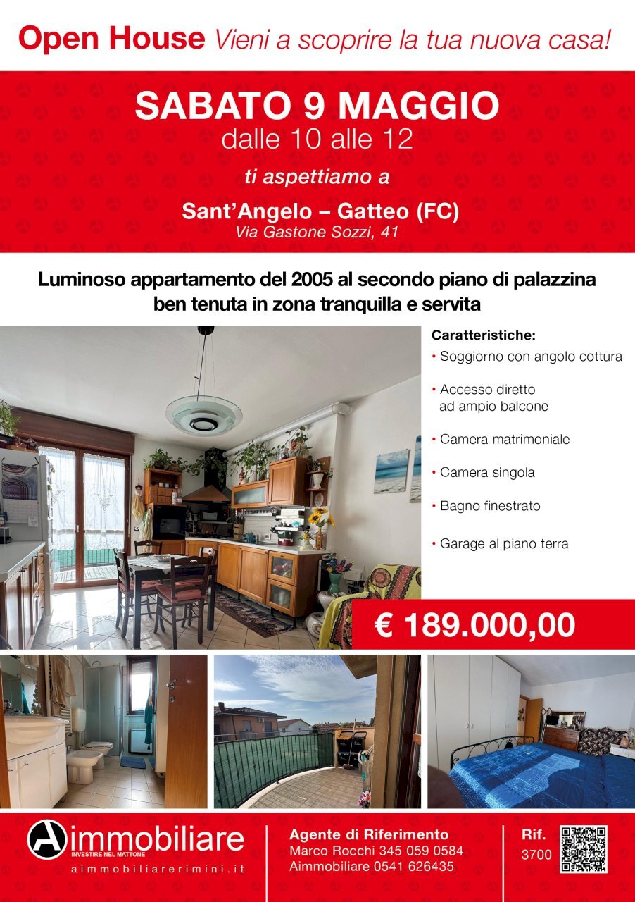 Rif 3700 Volantino Open House def (1).jpg - Trilocale Via Gastone Sozzi Sant'Angelo 41, Gatteo - foto 1